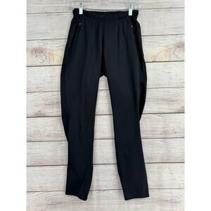 Patagonia Wind Shield Tights Womens XS Black Stretch Drawstring